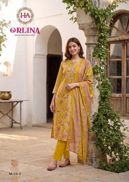 Alok suit orlina printed dress material wholesale